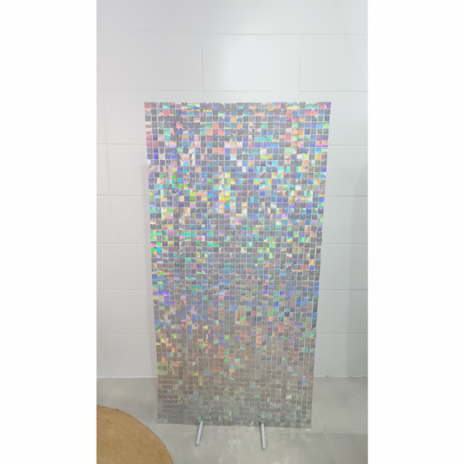 Painel shimmer holográfico