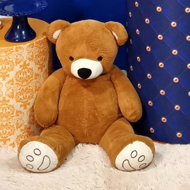 Urso de pelúcia caramelo