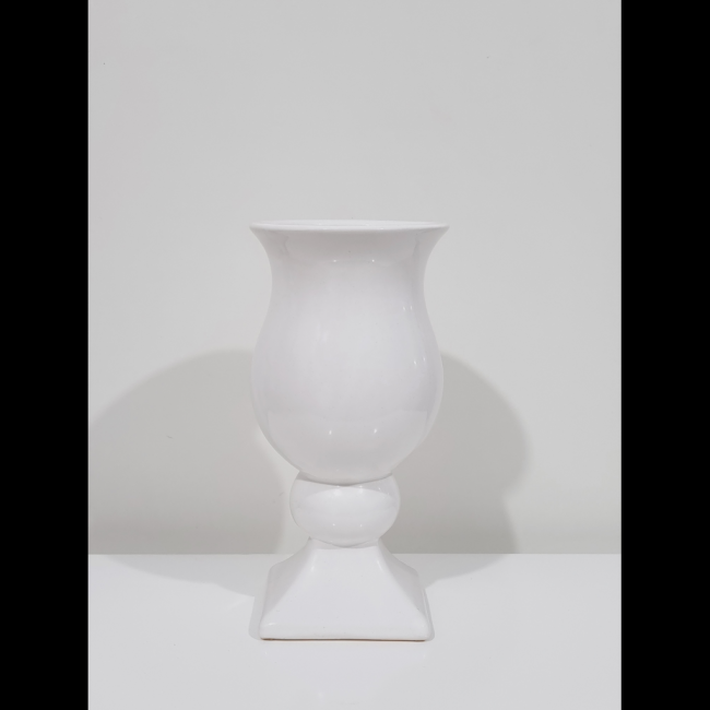 Vaso ceramica branco