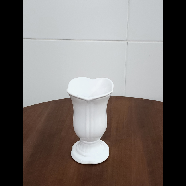 Vaso taça branco pequeno