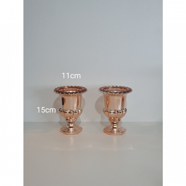 Vasos rose gold