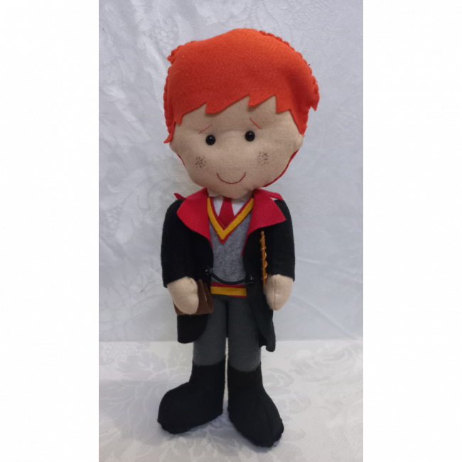 Boneco em Feltro ,linha Harry Potter (Rony)