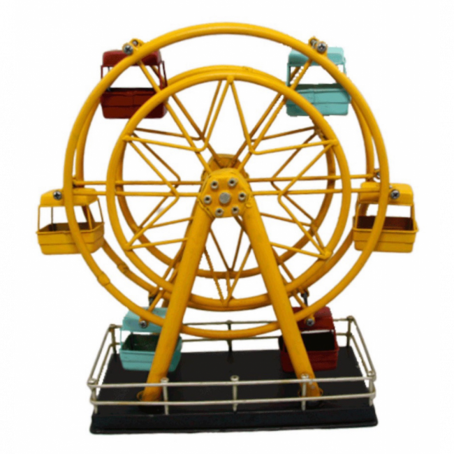 Roda Gigante de ferro (31,5A x 30C x 12L cm) Parque, circo, Toy Story, parque da Mônica