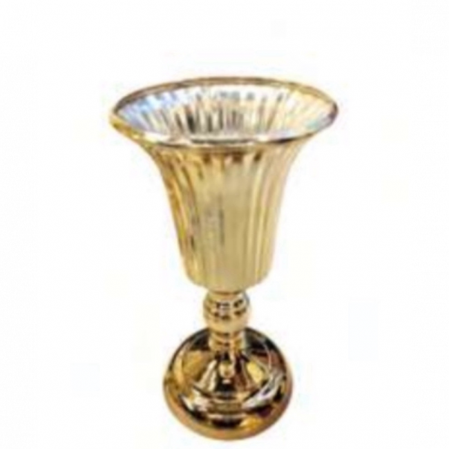 Vaso Clássico Dourado (15C x 27A cm)