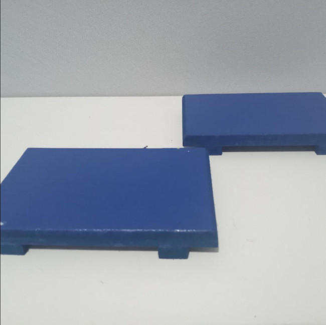 BANDEJA MDF RETANGULAR AZUL ESCURO P