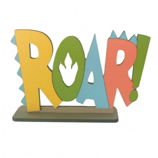 DISPLAYS MDF DE MESA \'\'ROAR!\'\' DINOSSAURO