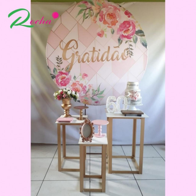 GRATIDÃO ROSA E BRANCO - KIT41196