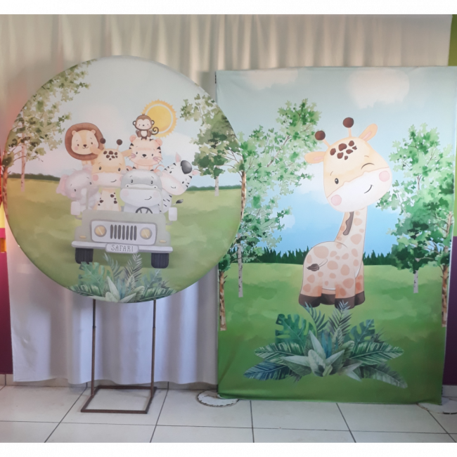 PAINEL SAFARI BABY CASADINHO (2 PEÇAS)