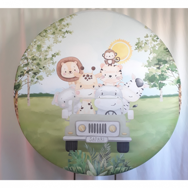 PAINEL SAFARI BABY CASADINHO (2 PEÇAS)