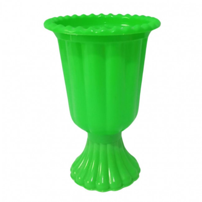 VASO PLÁSTICO TAÇA GREGA VERDE NEON