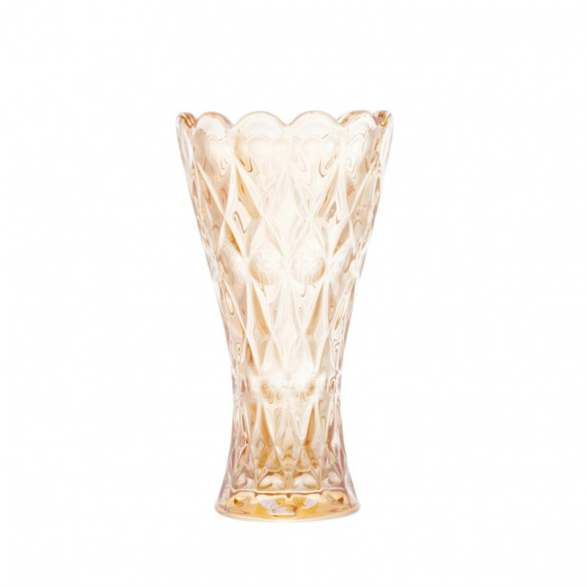 VASO DE CRISTAL ANGEL AMBAR WOLFF 8X14CM