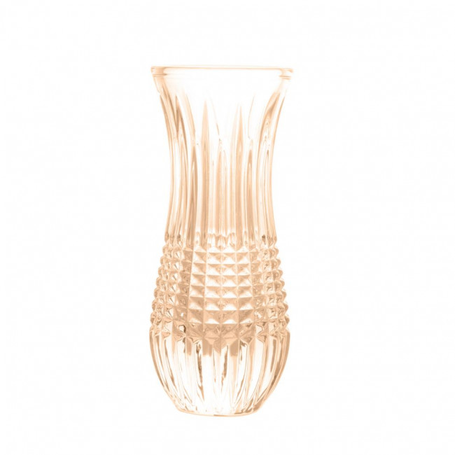 VASO DE CRISTAL QUEEN AMBAR WOLFF 6X15CM