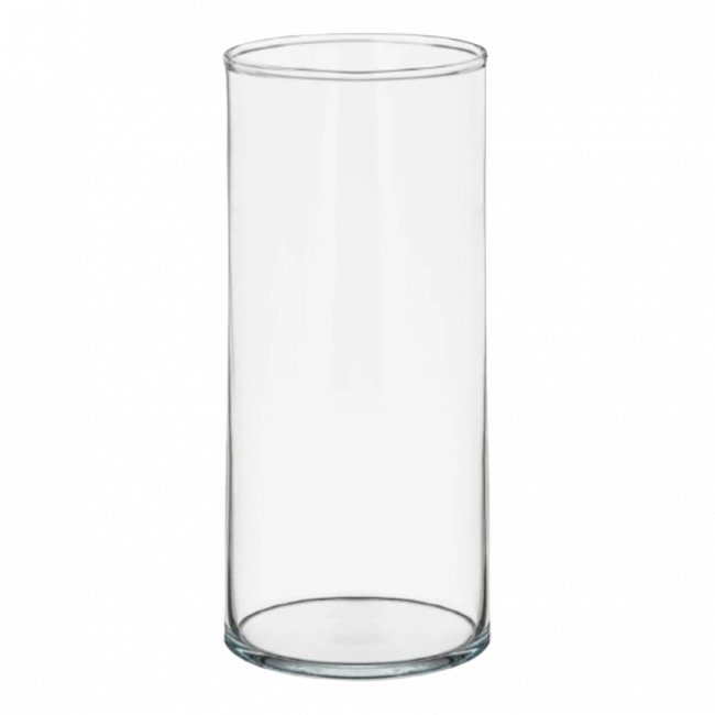 VASO CILINDRO DE VIDRO 12x30 (UND)