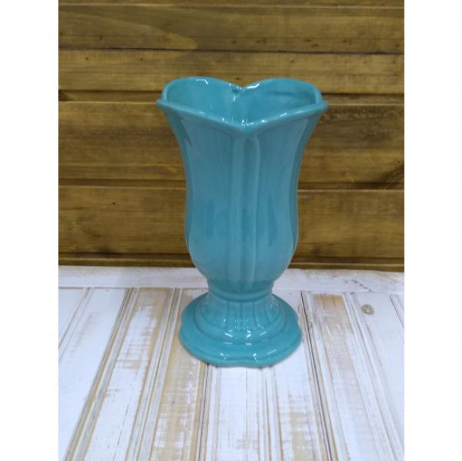 VASO FLOR LISO TIFFANY CLARO