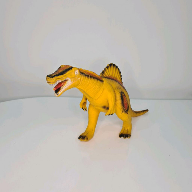 Dinossauro borracha spinossauro amarelo