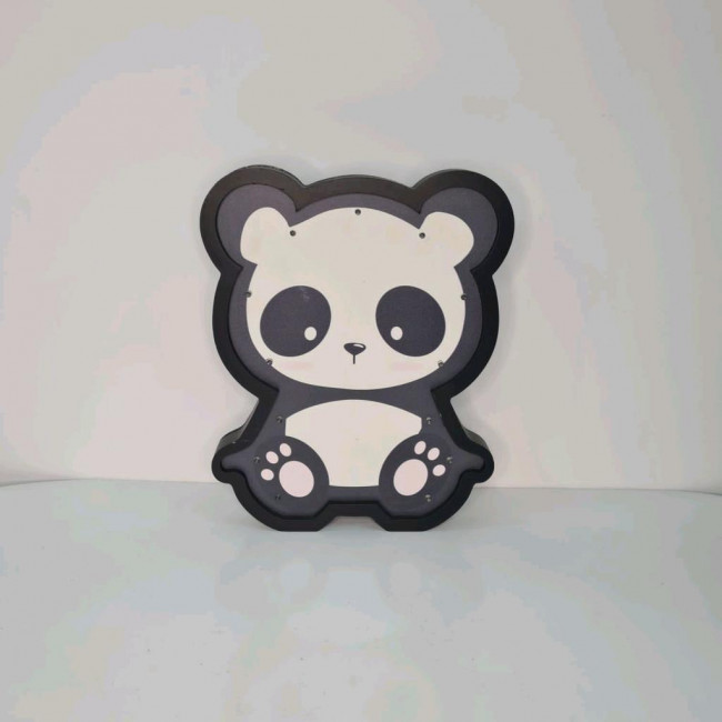 Luminoso madeira Panda