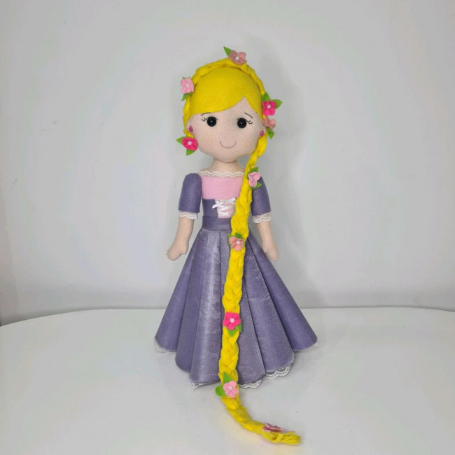 Princesa Rapunzel feltro