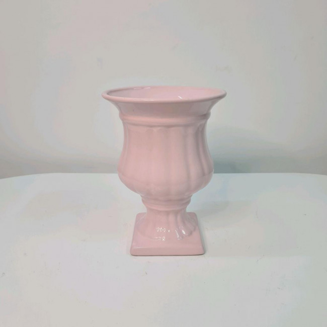 Vaso cerâmica M Rosa candy