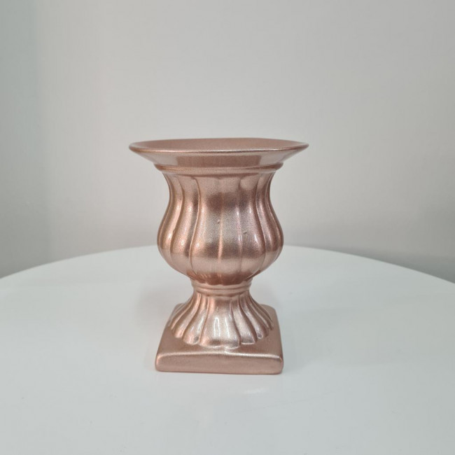 Vaso cerâmica P Rose Gold