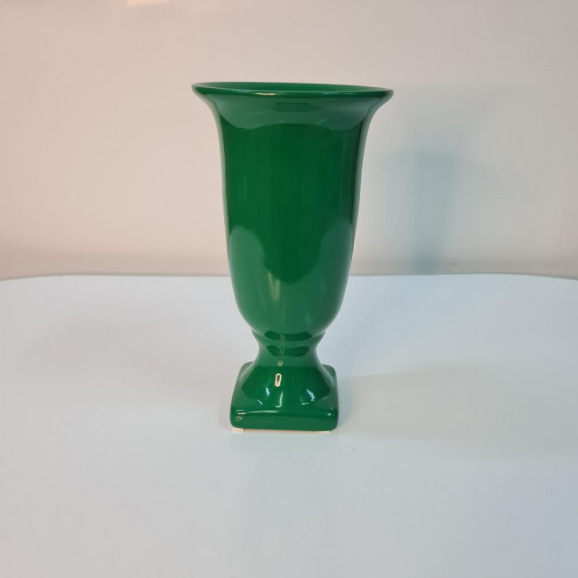 Vaso/piruliteira cerâmica M verde bandeira