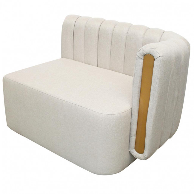 SOFA VENICE BRAÇO DIRETO COM DETALHE DOURADO