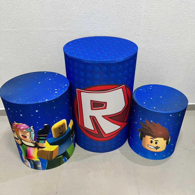 ..Roblox Cilindro P1 - 45cm (A) x 38cm (D) Cilindro Com Capa