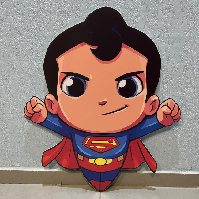 ..Superman Cute - Painel Poliondas Mod.2 - 79m (A) x 66cm (L)