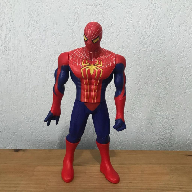 ..Homem Aranha - Boneco M4 - 34,5cm (A) x 18cm (L) PVC Aranha Amarela