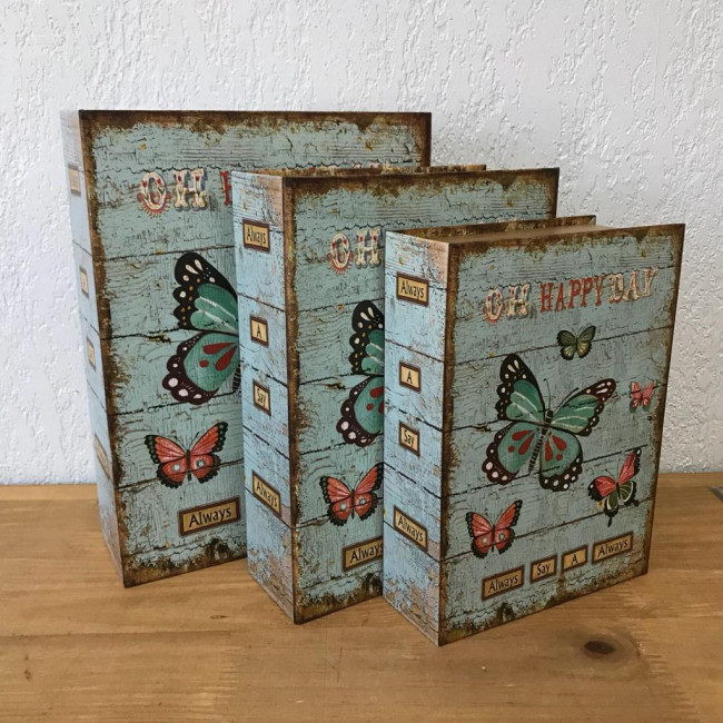 Conjunto livros Borboletas (3 Unidades)