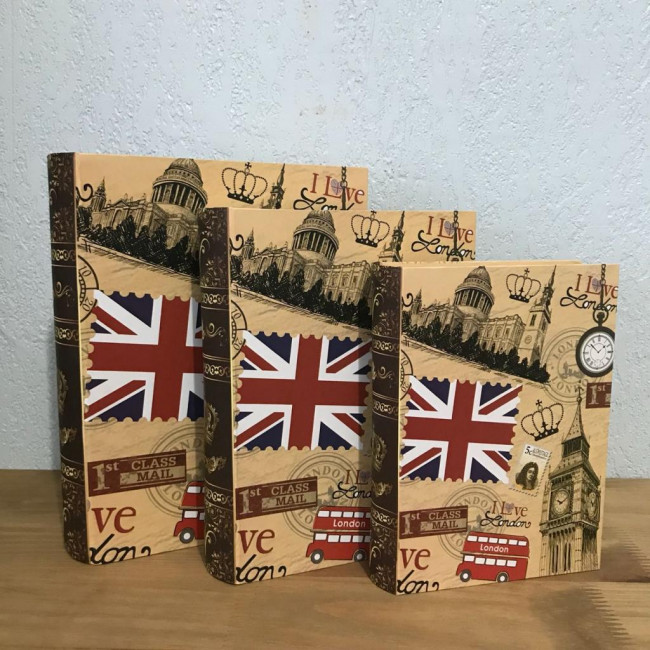 Conjunto London Livro Caixa (3 unidades)