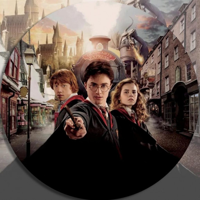 ..Harry Potter - Painel Redondo 1.8m (D) Tecido (serve no 1,5m)