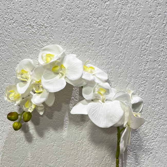 Haste Branca de Orquídea - 40cm