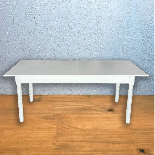 Mesa Branca 2m (L) x 80cm (P) Madeira