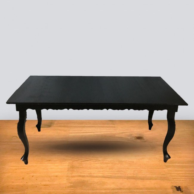 .Mesa Preta 1.8m (C) x 91cm (L) x 79cm (A)