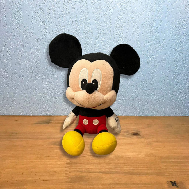 ..Mickey - Boneco Pelúcia P2 - 24cm (A) x 20cm (L) Sentado