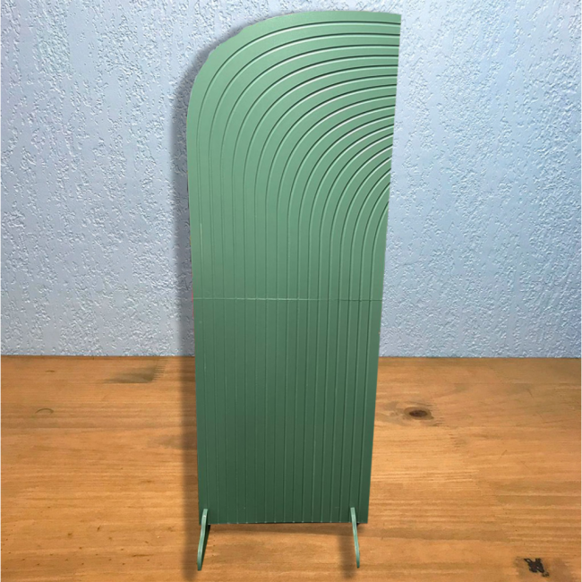 Painel Verde Bandeira Frizado Desconstruído 1.85m (A) x 66cm MDF