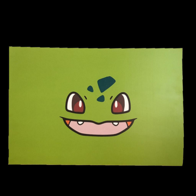 ..Pokemon - Placa 33cm (A) x 50cm (L) Verde