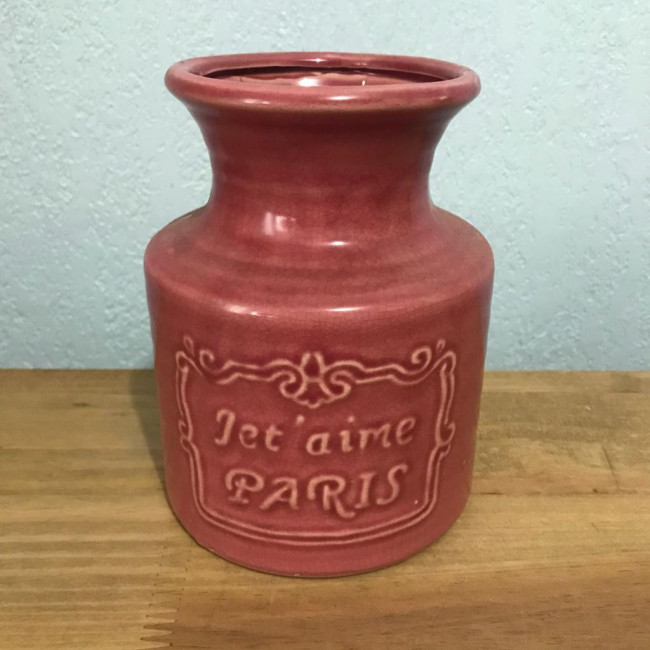 Vaso Marsala Cerâmica P - 17cm (A) x 13cm (D) Paris