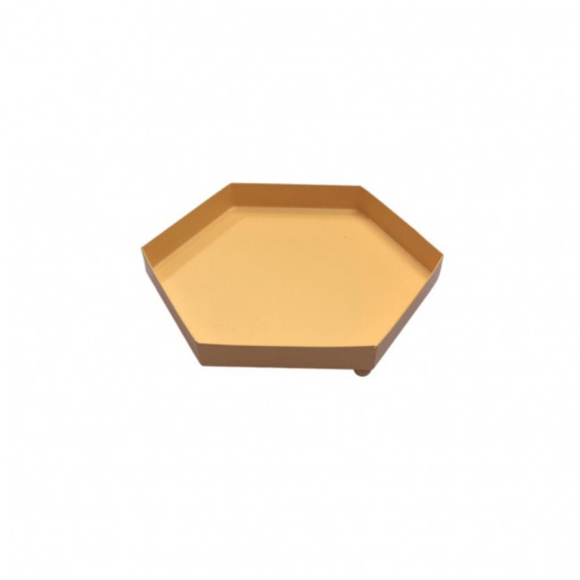 Bandeja hexagonal Laranja Candy