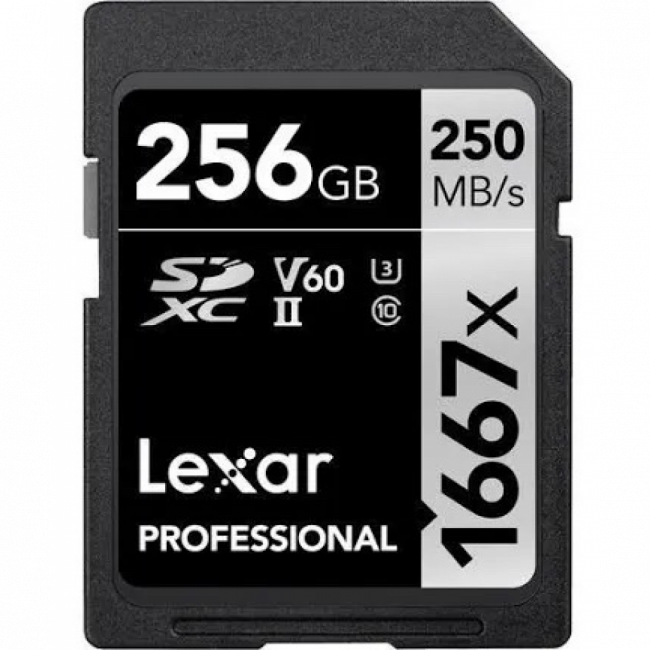 Cartão SD Lexar 256 GB