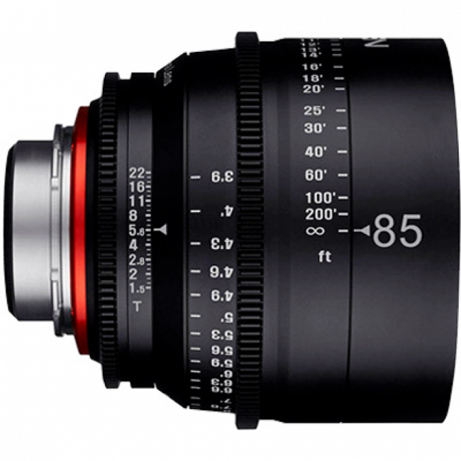 Lente Xeen 85mm T1,5 (EF) (A)