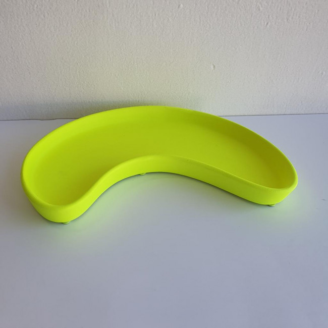 Prato Meia Lua Amarelo Neon pp