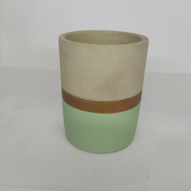 Vaso Cimento Verde Candy  pp