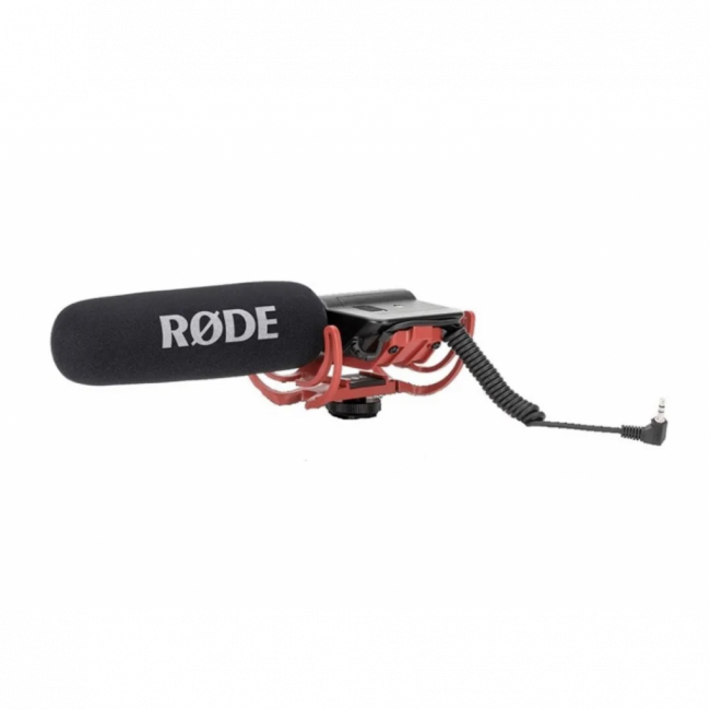 Microfone Rode VideoMic condensador supercardióide preto