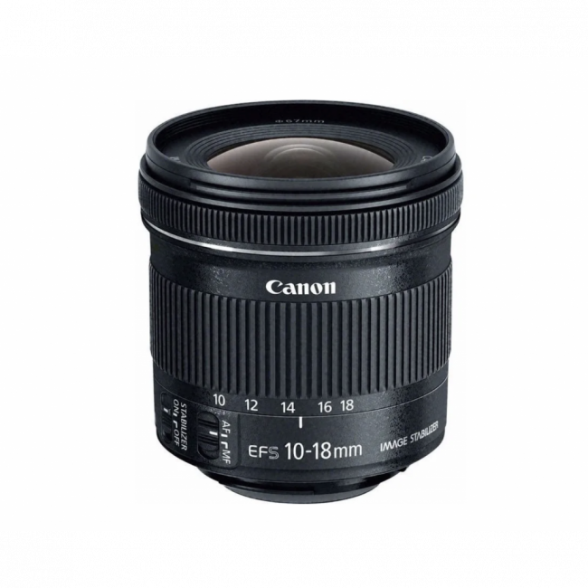 Objetiva Canon Ef-s 10-18mm F/4.5-5.6is Stm