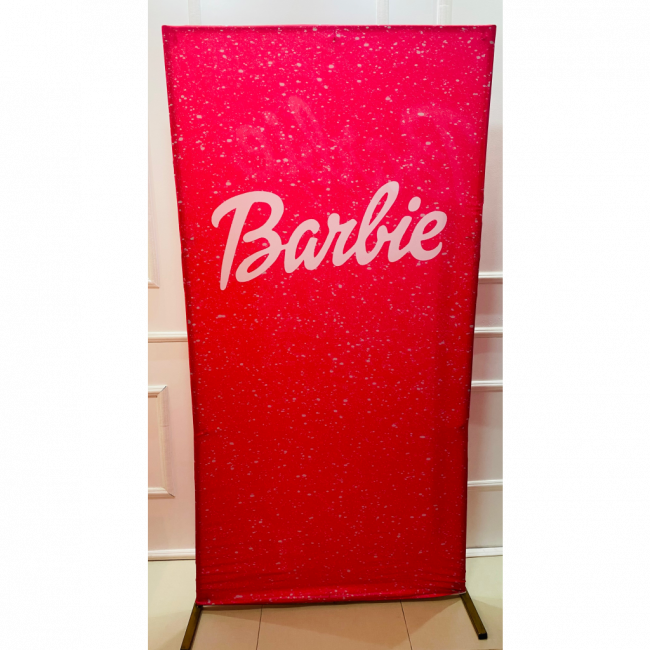 CAPA PARA PAINEL RETANGULAR BARBIE