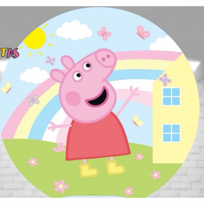 CAPA PARA MINI PAINEL 50CM  PEPPA PIG