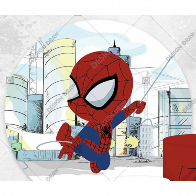 CAPA PARA PAINEL HOMEM ARANHA CUTE