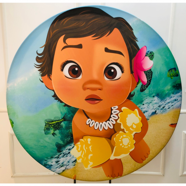 CAPA PARA PAINEL REDONDO MOANA BABY