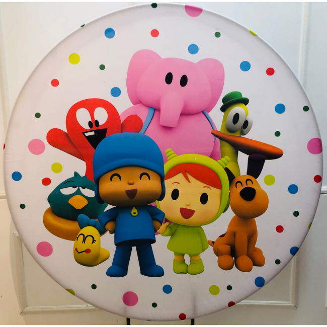 CAPA PARA PAINEL REDONDO POCOYO